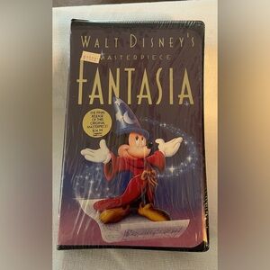 Vintage Fantasia VHS Movie, sealed in plastic NIB